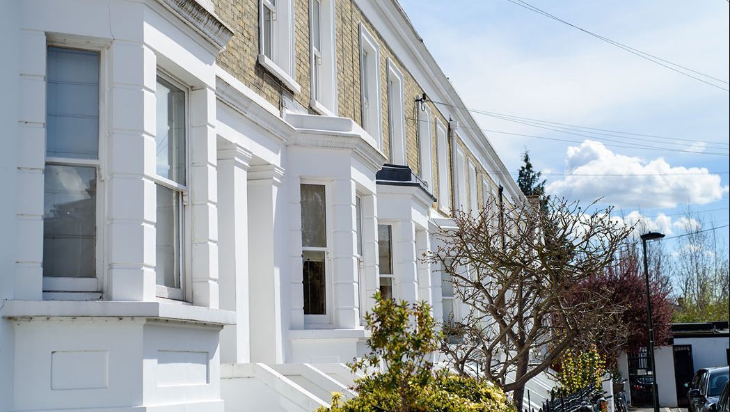 A row of houses